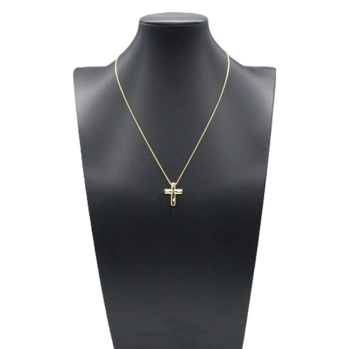 Tiffany & Co Necklace Dots Cross 18k Diamond — view 5