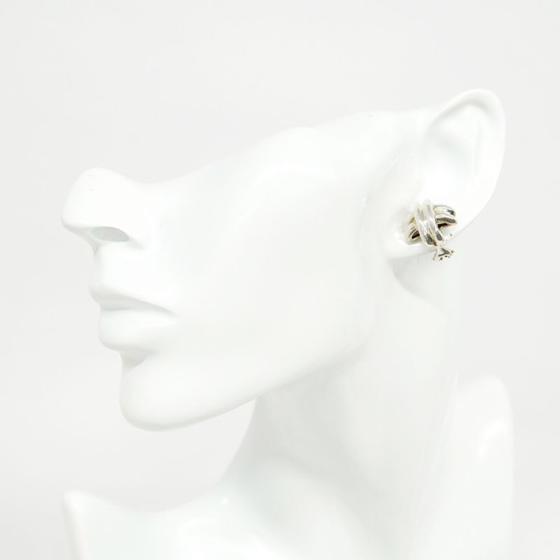 Tiffany & Co Earring Signature Silver 925 Ladies