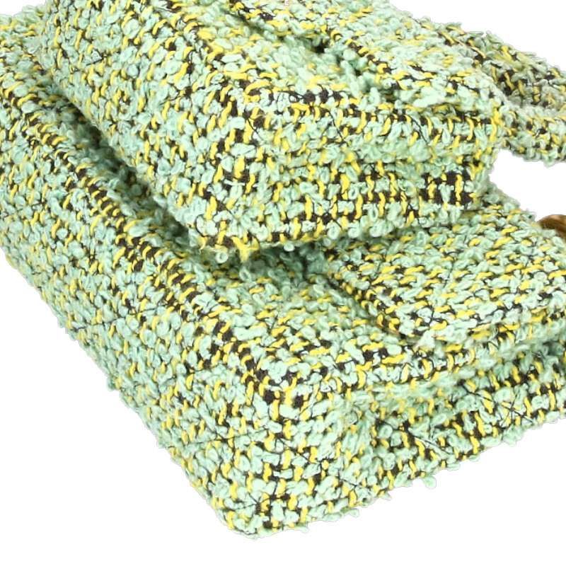 Chanel Parent And Child Bag Tweed Pair Handbags Women's