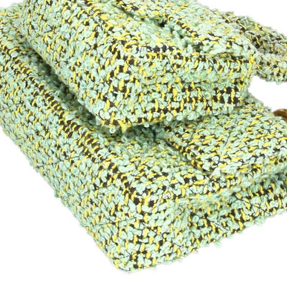 Chanel Parent And Child Bag Tweed Pair Handbags Women's