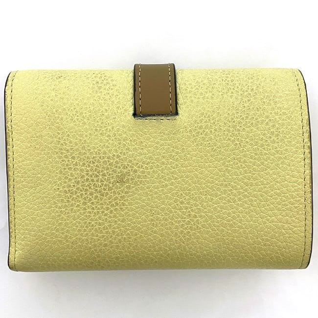 Loewe Trifold Wallet Yellow Anagram