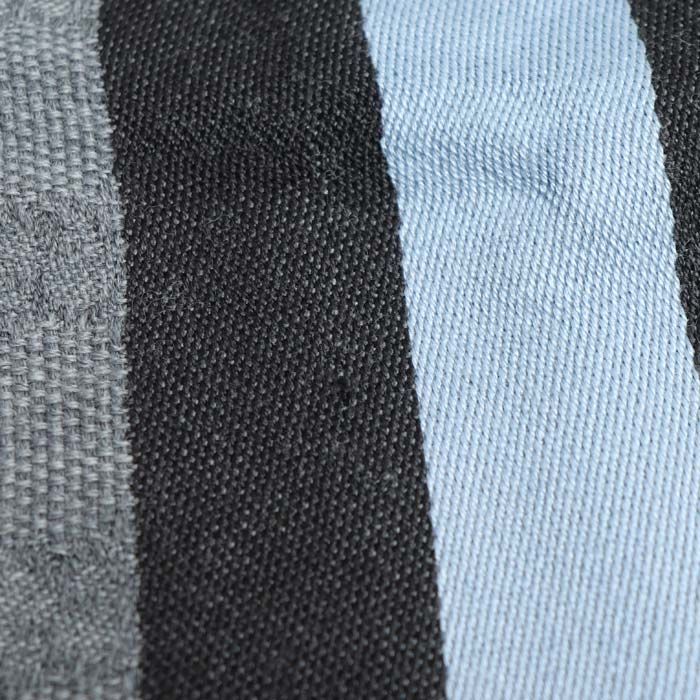 Gucci Sherry Line Scarf Gray/brown/sky Blue 147351 4g704 1469 Unisex Pre-owned