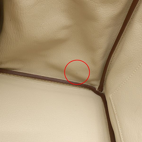 Hermes Handbag Birkin 35 Togo Purschman Silver Hardware M Marked [box