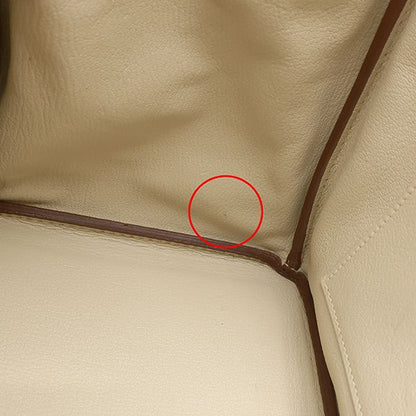 Hermes Handbag Birkin 35 Togo Purschman Silver Hardware M Marked [box