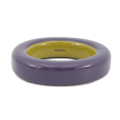 Hermes Bracelet Lacquer Wood Purple Green