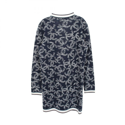 Chanel Cardigan CC Logo Long Cotton — view 2