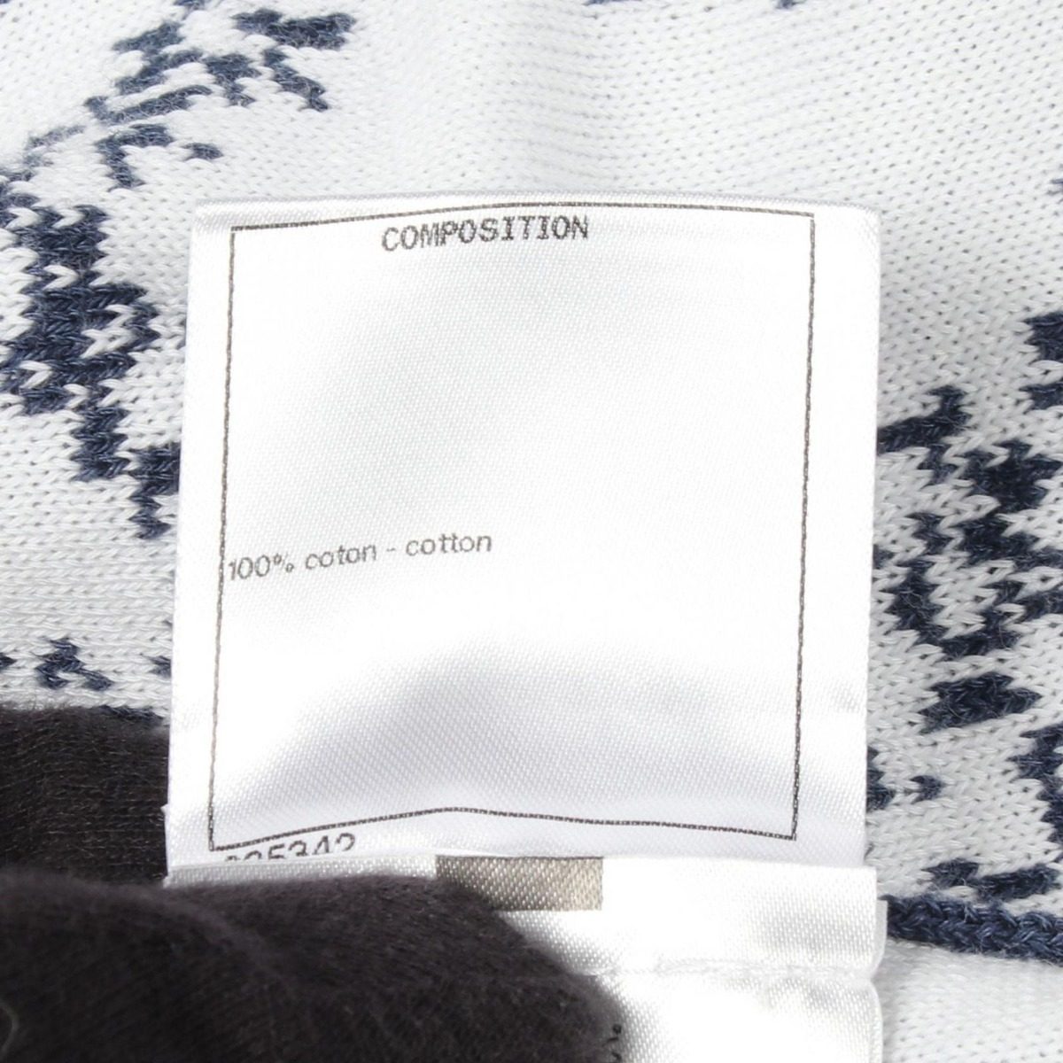Chanel Cardigan CC Logo Long Cotton — view 4