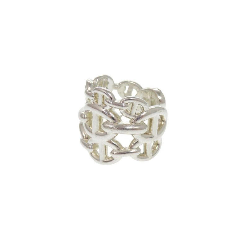Hermes Chaine D'ancre Anchene GM Size 53 (#12) Silver 925 Ring 0340 Hermes