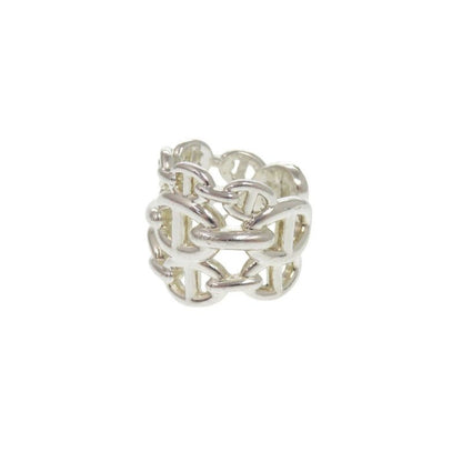 Hermes Chaine D'ancre Anchene GM Size 53 (#12) Silver 925 Ring 0340 Hermes