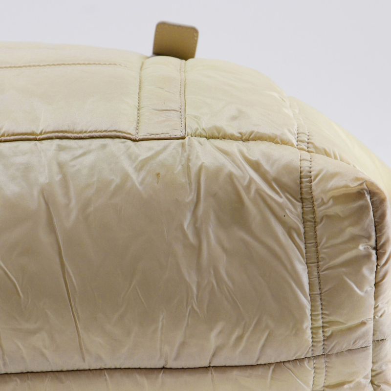 Bottega Veneta Bottega Veneta Spinnaker Intrecciato Nylon Gold Beige Women's