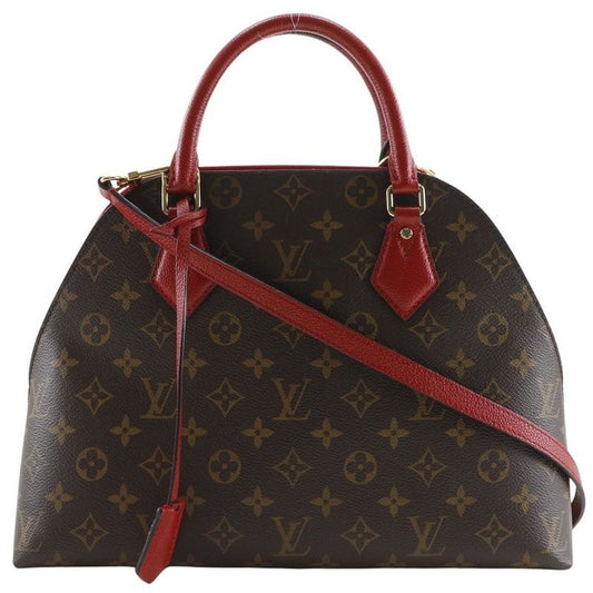 Louis Vuitton Alma Into Bag 2-Way Shoulder Monogram Canvas Rouge Brown