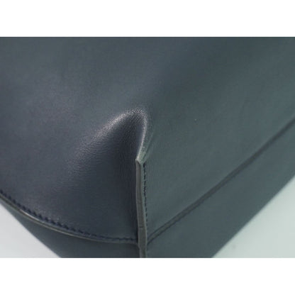 Fendi All in Shopping Tote Leather Navy — view 7