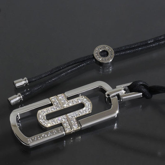 Bulgari Parentesi Diamond Necklace SS Adjustable E1935