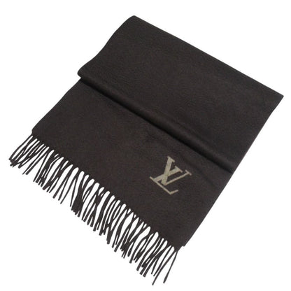 Louis Vuitton Echarpe Jhelum Cashmere Fringe Scarf LV Brown