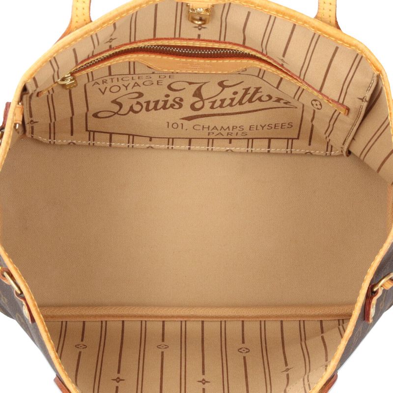 Louis Vuitton Neverfull PM Monogram Tote Bag Monogram Canvas M40155 Brown