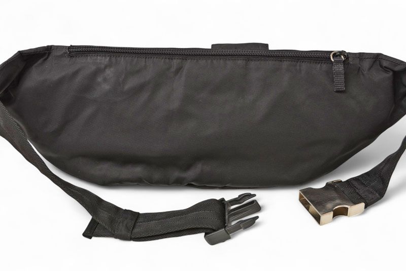 Prada Waist Bag Waist Pouch Body Bag Prada Nylon NERO Black Va0056 Men Women