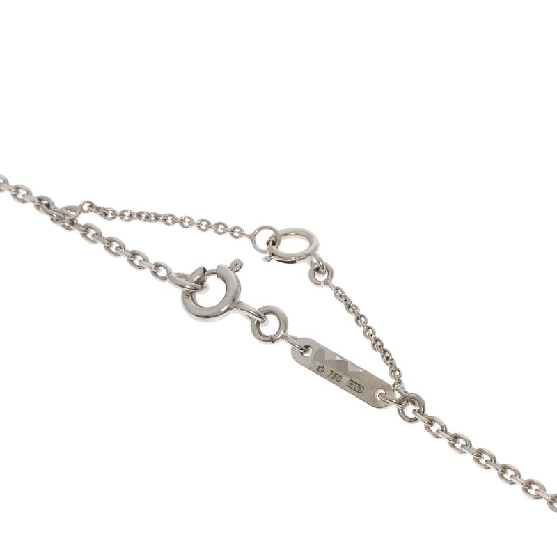 Cartier C Heart Necklace 18K White Gold Ladies