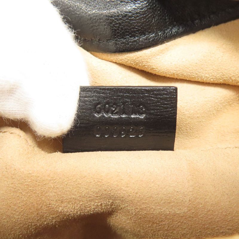 Gucci 602118 Horsebit Bucket Bag Tote Leather Women