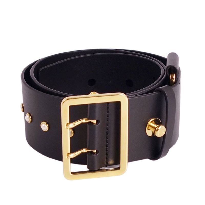 Christian DIOR Leather Belt Sta