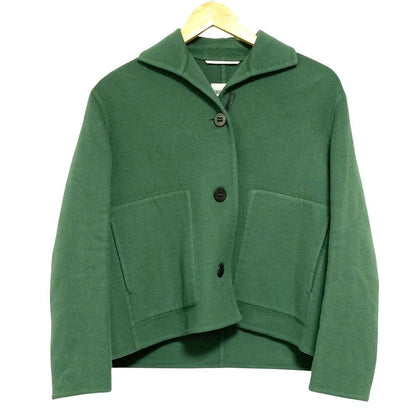 Hermes 100% Cashmere Jacket 34 Green