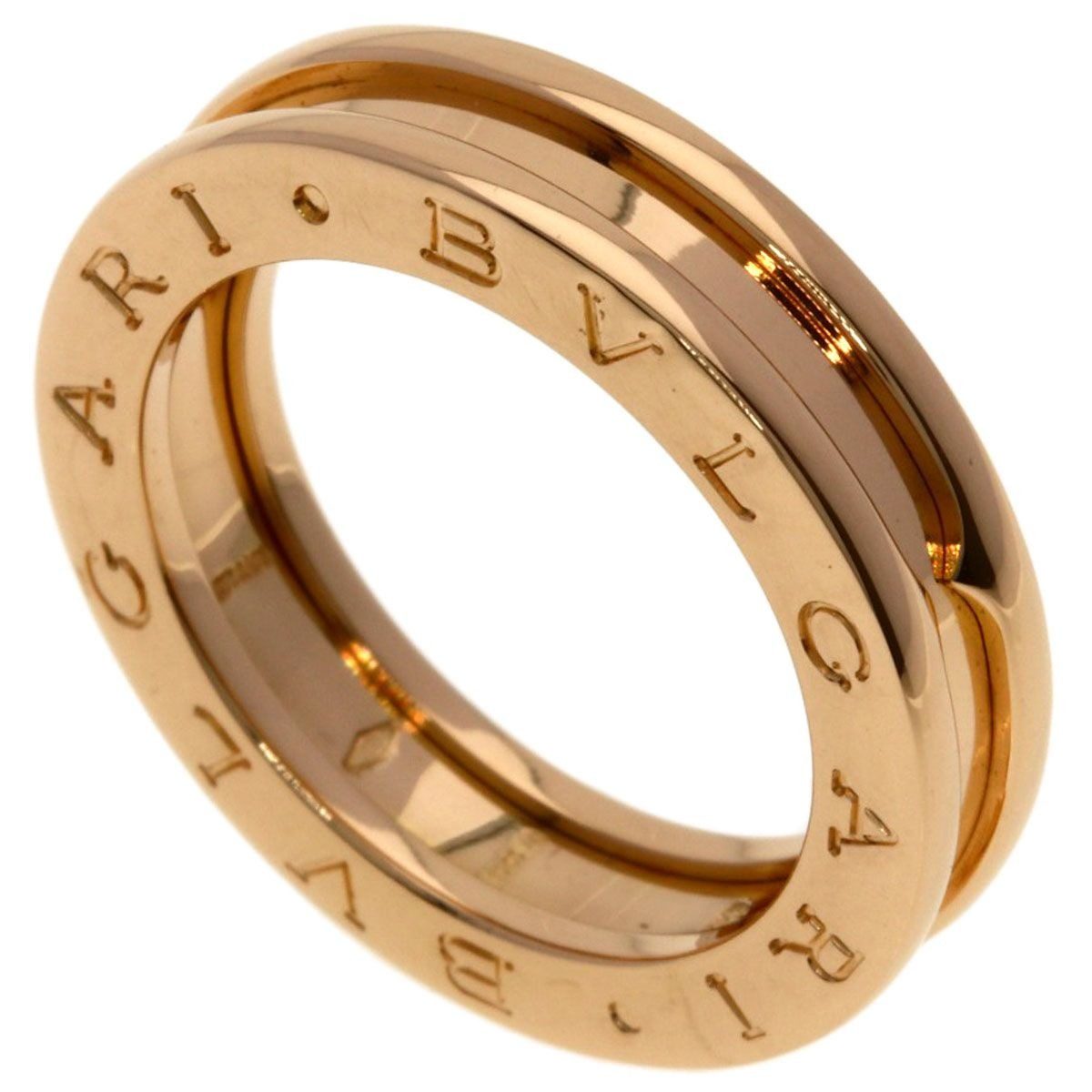 Bvlgari B-zero One Band 52 Ring 18k Pink Gold