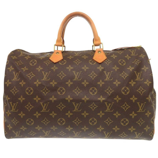 Louis Vuitton Speedy 40 Monogram Brown Handbag 0137