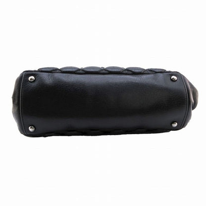 Chanel Matelasse Coco Charm Double Chain Bubble Quilted Leather Shoulder Bag