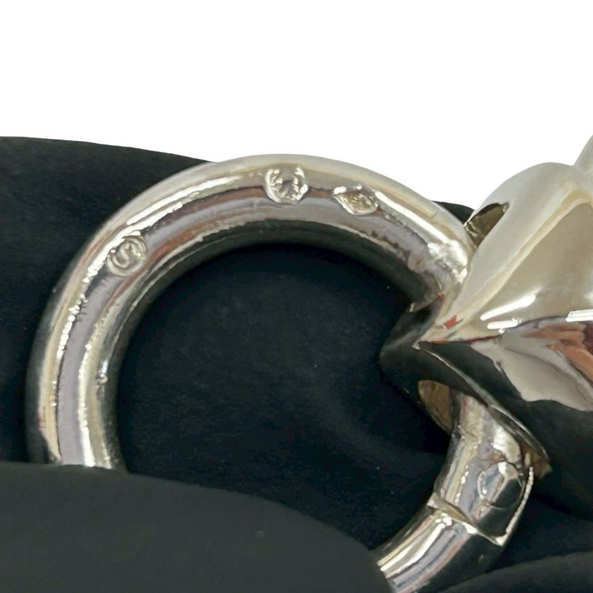 Hermes Lancelot Chain Necklace Choker Silver — view 2