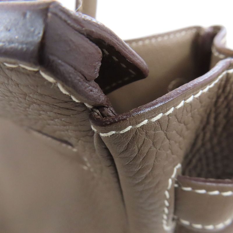 Hermes Birkin 30 Etape Gold Hardware Handbag Taurillon Women