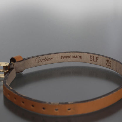 Cartier Love Leather Bracelet 18K Yellow Gold Box E1865
