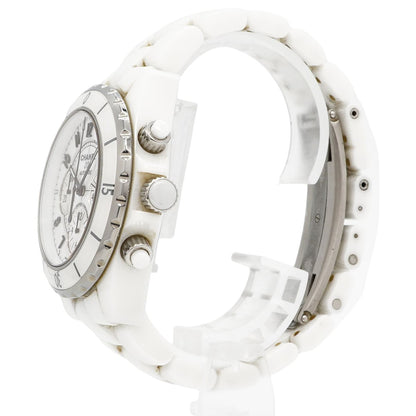 Chanel Chronograph White Dial Watch — view 2