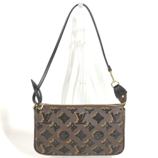 Louis Vuitton Shoulder Bag Pochette Monogram Canvas Brown