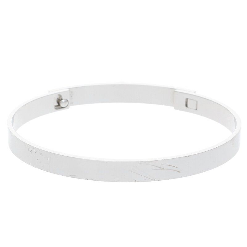 Hermes Collier De Chien Collier De Chien 18K White Gold Diamond Bracelet Men's