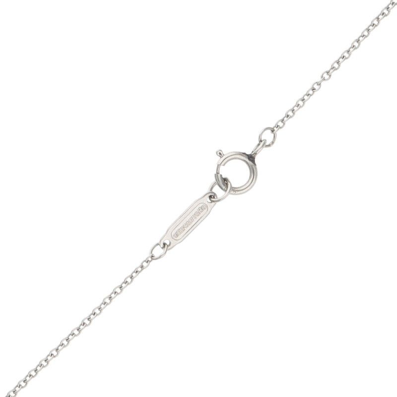 Tiffany & Co Solitaire Pt950 Diamond Platinum Necklace Ladies