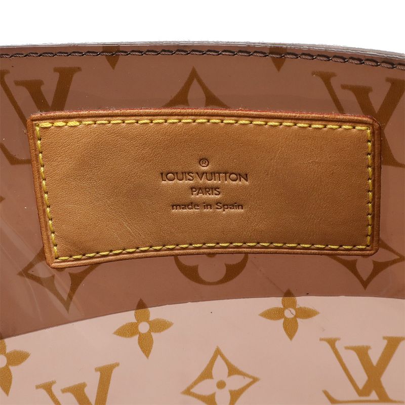Louis Vuitton Monogram Cabas Cruise Tote Beach Bag Shoulder Bag Vinyl Clear