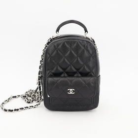Chanel Chain Mini Backpack Sac Backpack Bag Caviar Skin (grained Calf) Women