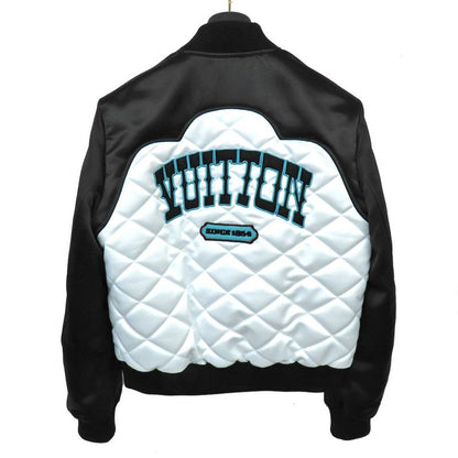 Louis Vuitton Bicolor Satin Bomba Jacket Blouson Jacket 24AW Rm242m 48