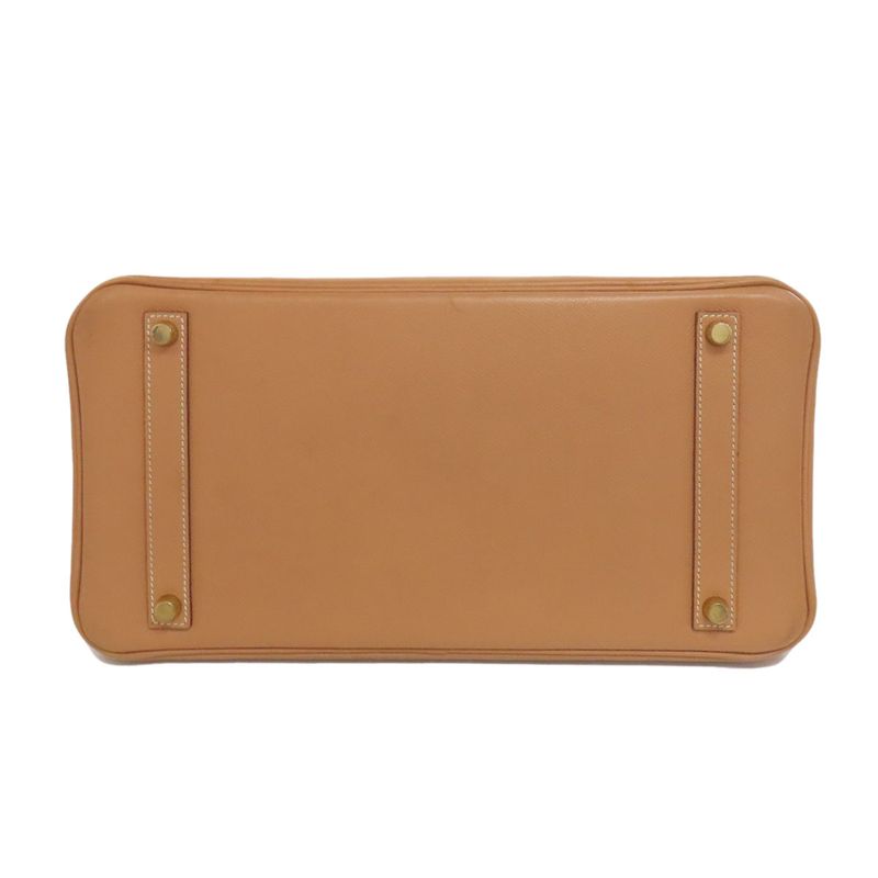 Hermes Birkin 35 Gold Hardware Handbag Courchevel Women