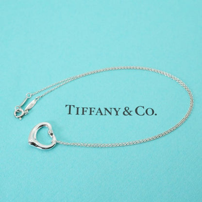 16mm (0.63in) Tiffany & Co 2P Diamond Open Heart Necklace 25-478