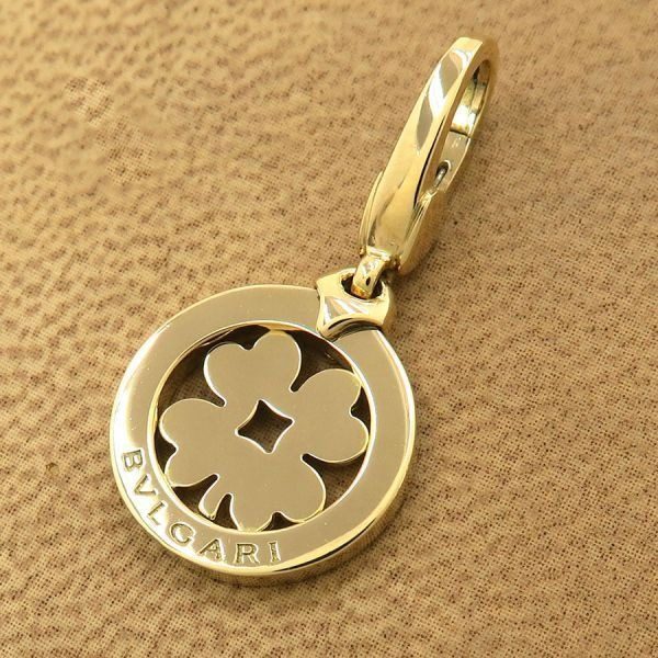 Bvlgari Tondo Charm Clover Keychain