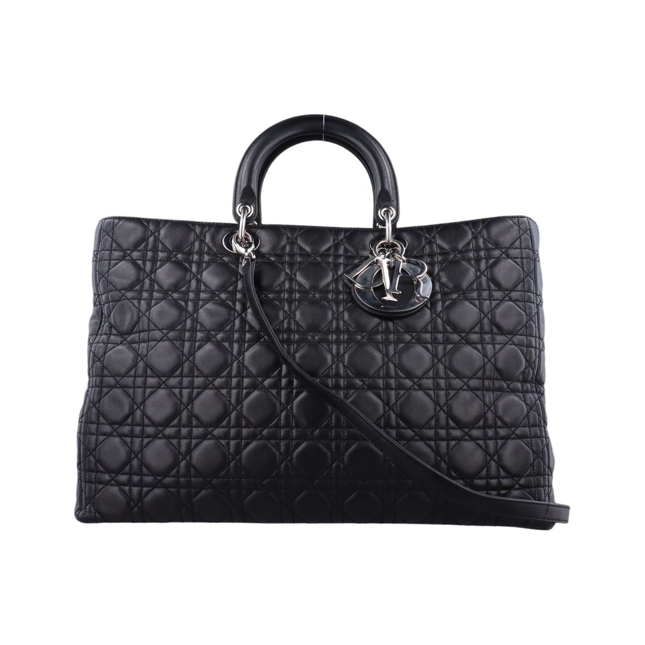 Dior Lady Black Lambskin Handbag