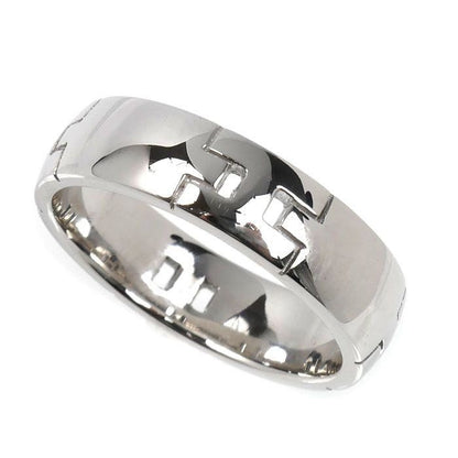 Hermes 18k White Gold Hera Cles Ring