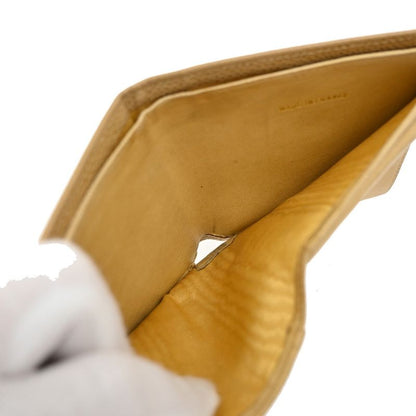 Chanel Wallet Folded Caviar Skin Beige 62kb036