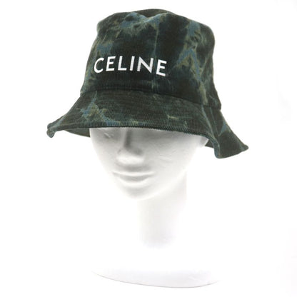  Celine 2au5b214q 100% Cotton Corduroy Logo Design Total Pattern