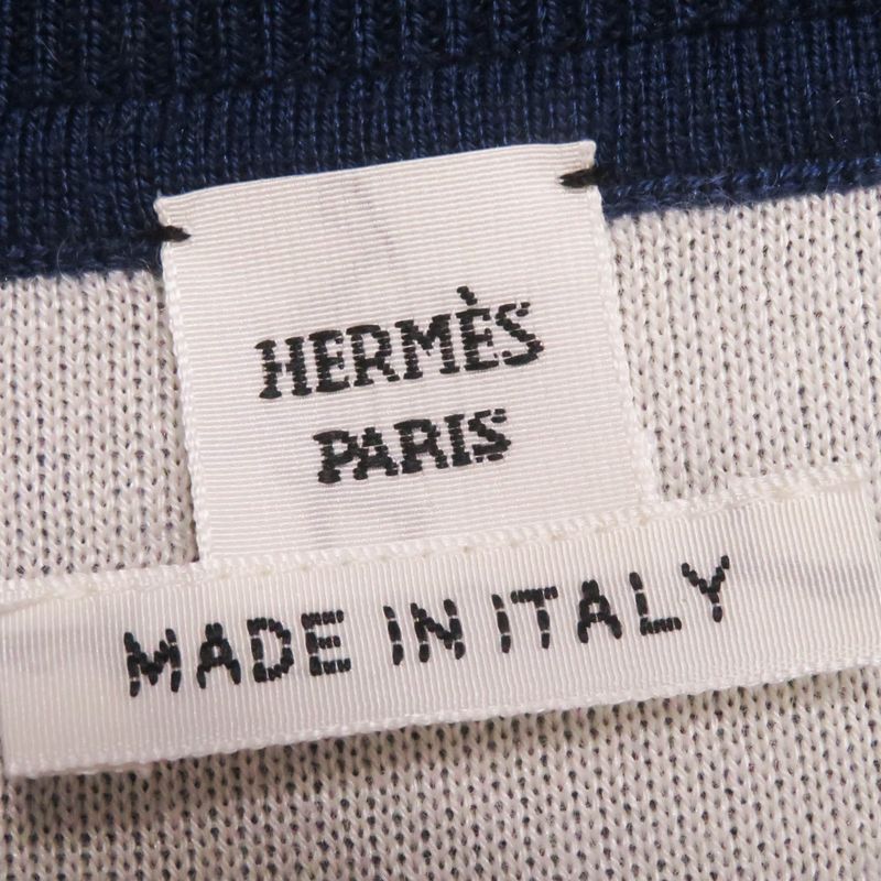 Hermes 23SS 3e2715d4 Cashmere Silk Canoe Chain Anchor With Serie Button