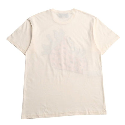 Gucci Short Sleeve T-shirt Size XS Sequin Embellishment Strawberry Cotton Crew