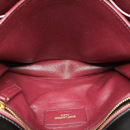 Yves Saint Laurentyves Saint Laurentcassandra Black Suede And Leather 532750roy5