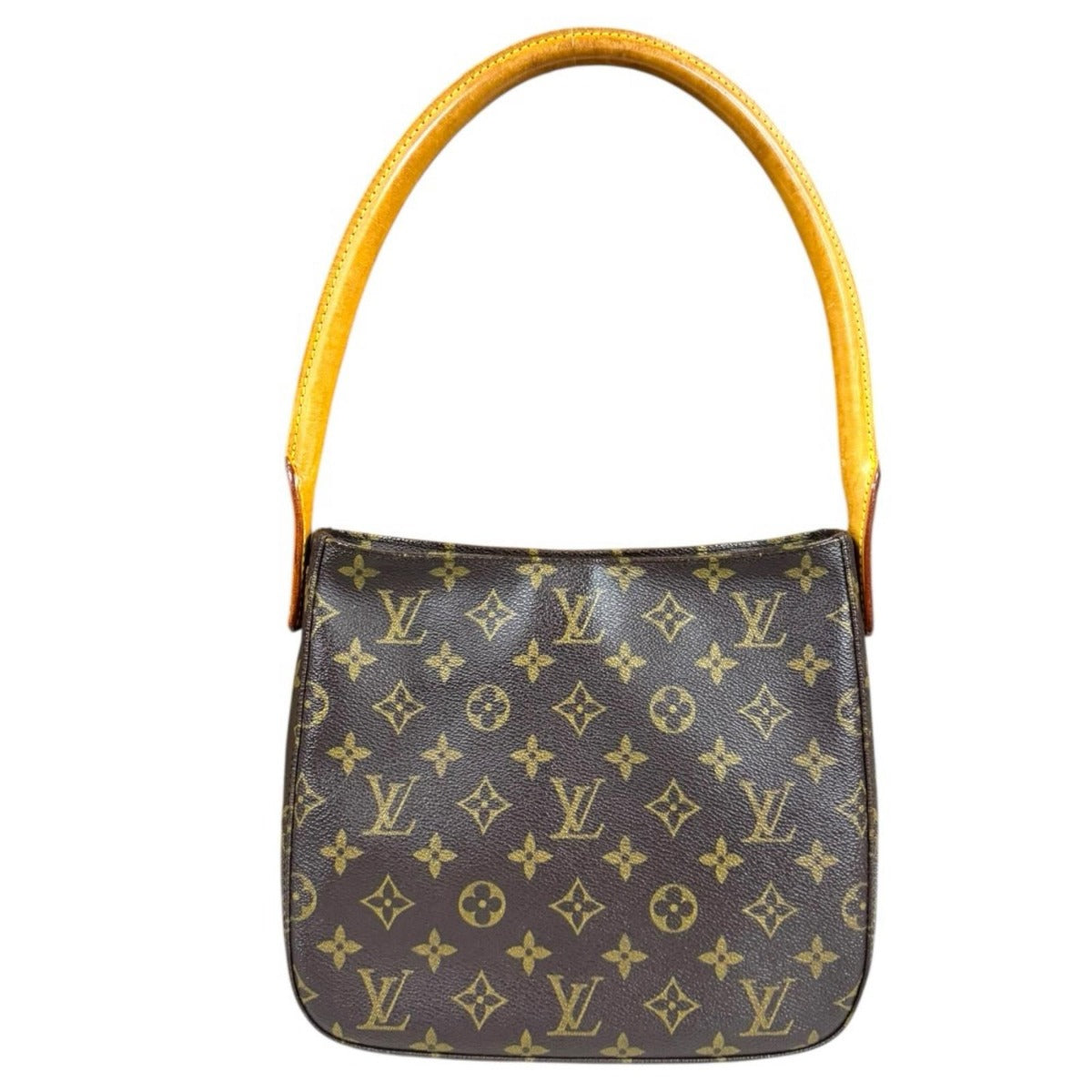 Louis Vuitton Looping MM Monogram Shoulder Bag Canvas Brown Model