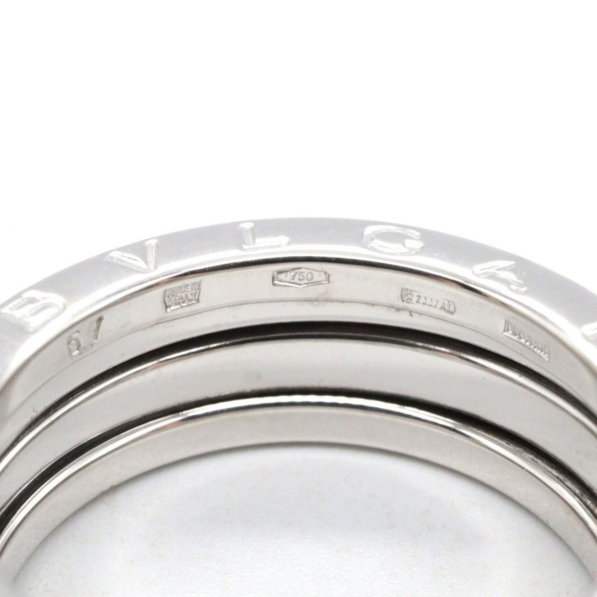 Bvlgari Ring B-zero One Band 18k White Gold — view 5