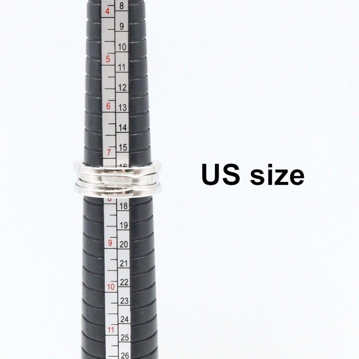 Bvlgari Ring B-zero One Band 18k White Gold — view 7